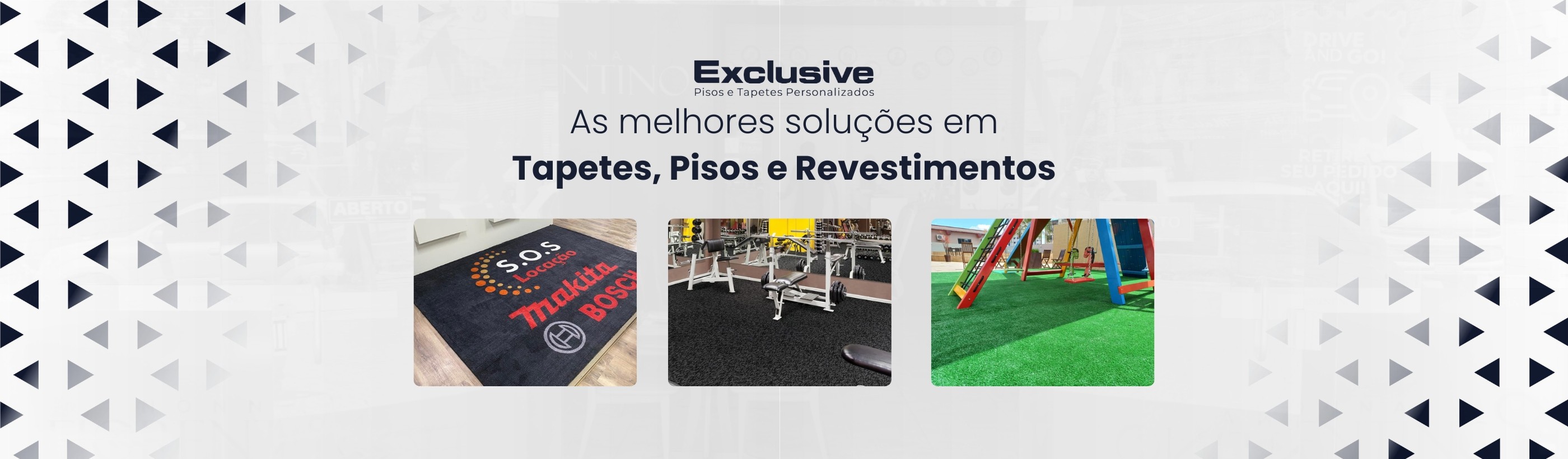 Variedades de tapetes em vários ramos e jeito.